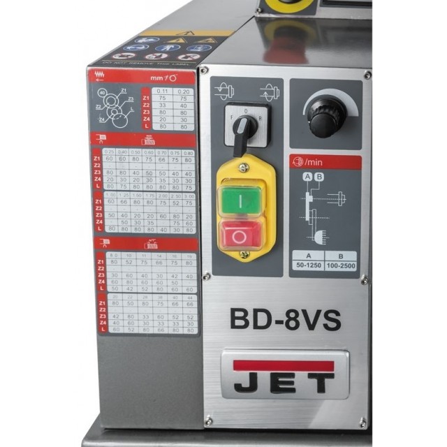 Токарний верстат по металу Jet BD-8VS
